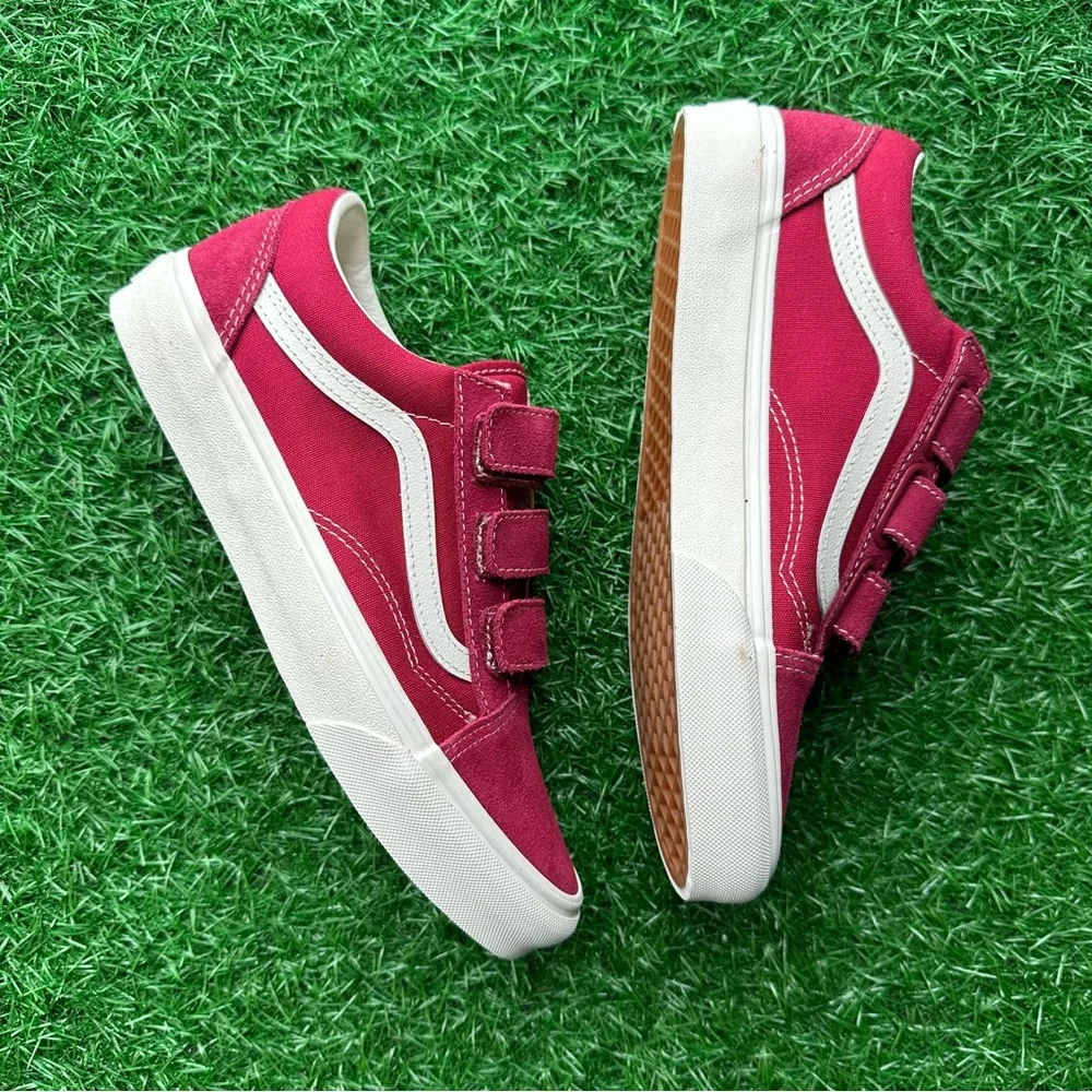 Vans Old Skool V Suede Canvas Rumba Red - Picture 7 of 10